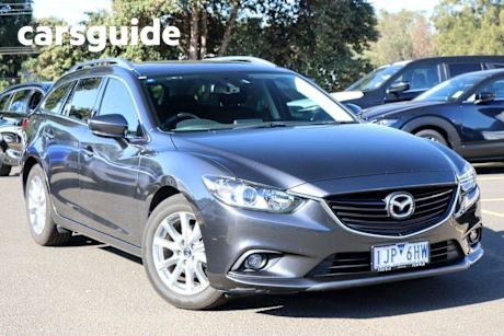 Grey 2016 Mazda 6 Wagon Sport