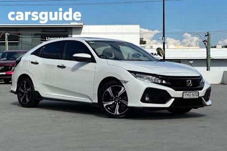 White 2018 Honda Civic Hatchback RS