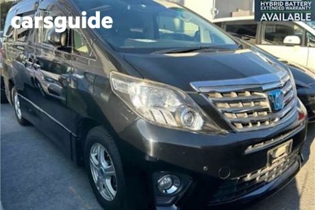 Black 2012 Toyota Alphard OtherCar 4WD HYBRID SR C PACK, LEATHER VIP SEATS,