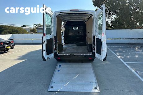 White 2018 Ford Transit Commercial 350L (Mid Roof)