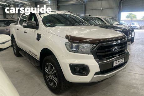 White 2021 Ford Ranger Double Cab Pick Up Wildtrak 2.0 (4X4)