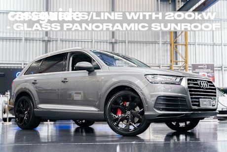 Grey 2015 Audi Q7 Wagon 3.0 TDI Quattro