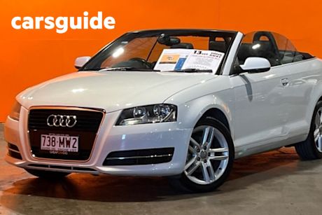 White 2011 Audi A3 Cabriolet 1.8 Tfsi Attraction
