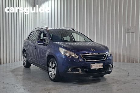 Blue 2014 Peugeot 2008 Wagon Active