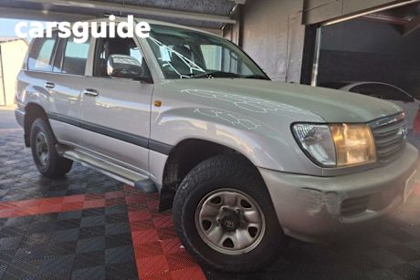 Silver 2003 Toyota Landcruiser Wagon GXL (4X4)