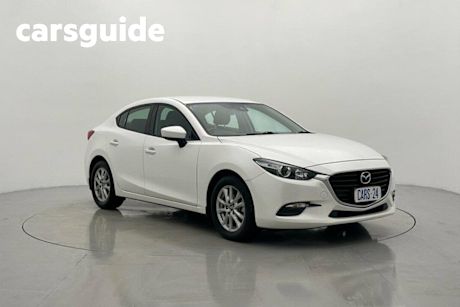 White 2017 Mazda 3 Sedan NEO
