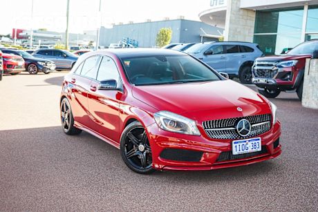 Red 2013 Mercedes-Benz A250 Hatchback Sport