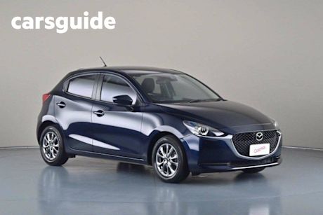 Blue 2022 Mazda 2 Hatchback G15 Pure