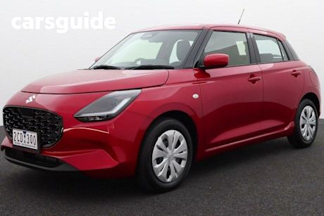 Red 2025 Suzuki Swift Hatchback Hybrid