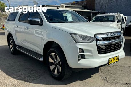 White 2020 Isuzu D-MAX Crew Cab Utility LS-U (4X2)