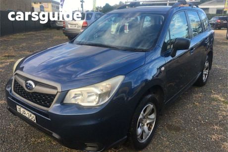 Blue 2013 Subaru Forester Wagon 2.5I