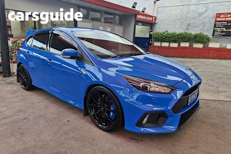 Blue 2017 Ford Focus Hatchback RS