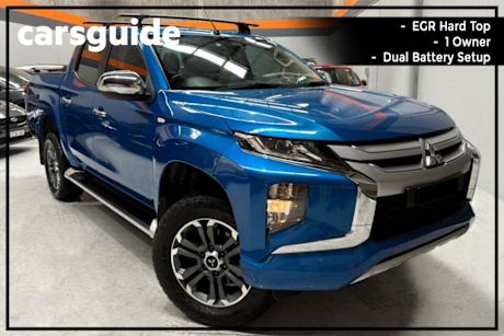 Blue 2020 Mitsubishi Triton Double Cab Pick Up GLX-R (4X4)