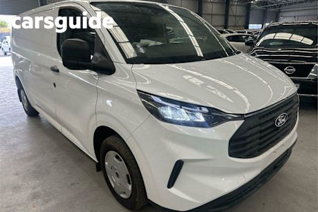 White 2024 Ford Transit Custom Van 320L (lwb)