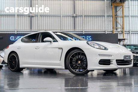 White 2014 Porsche Panamera Coupe Diesel