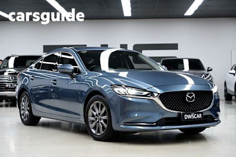 Grey 2019 Mazda 6 Sedan Touring