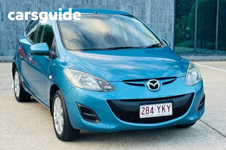 Blue 2013 Mazda 2 Hatchback NEO Sport