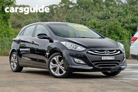 Black 2013 Hyundai I30 Hatchback Premium