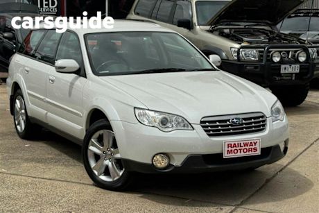 White 2008 Subaru Outback Wagon 2.5I