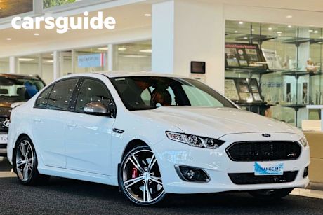 White 2015 Ford Falcon Sedan XR8