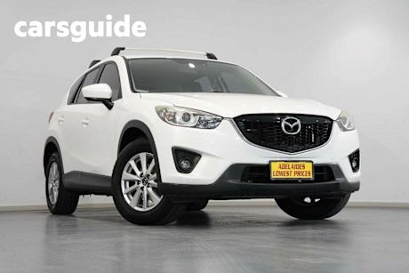 White 2014 Mazda CX-5 Wagon Maxx Sport (4X4)