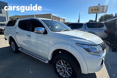 White 2017 Mitsubishi Triton Dual Cab Utility GLS (4X4)