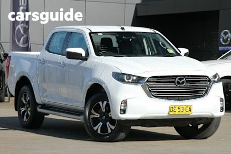 White 2022 Mazda BT-50 Dual Cab Chassis XTR (4X4)