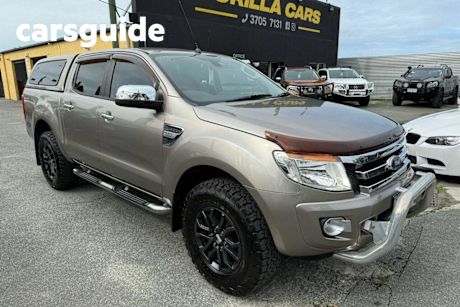 Gold 2015 Ford Ranger Ute Tray XLT 3.2 (4x4) PX