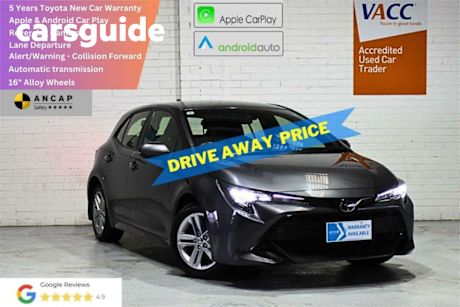 Grey 2023 Toyota Corolla Hatchback Ascent Sport + Convenience PK
