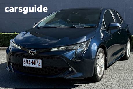 Black 2019 Toyota Corolla Hatchback SX