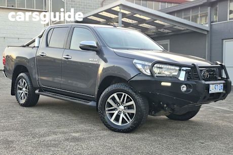 Grey 2019 Toyota Hilux Double Cab Pick Up SR5 (4X4)