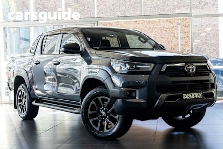 Grey 2021 Toyota Hilux Double Cab Pick Up Rogue (4X4)