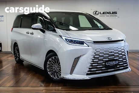 White 2024 Lexus LM 350H Wagon Sports LUX AWD - BLK Trim HYB