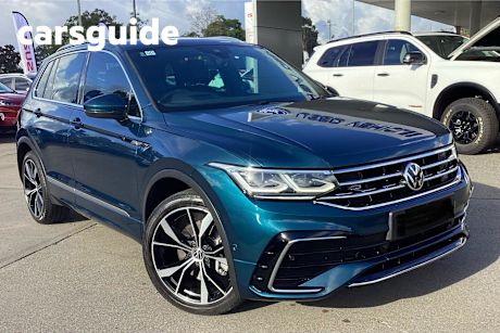 Blue 2021 Volkswagen Tiguan Wagon 162 TSI R-Line