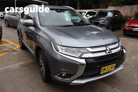 Grey 2015 Mitsubishi Outlander Wagon LS (4X2)