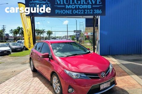 Red 2013 Toyota Corolla Hatchback Ascent Sport
