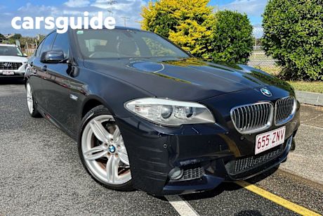Blue 2011 BMW 520D Sedan