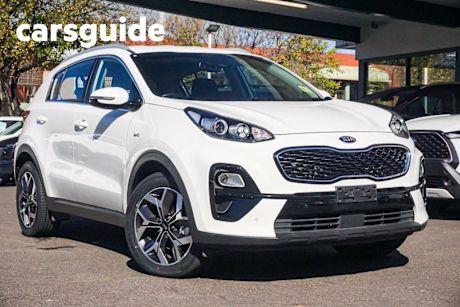White 2021 Kia Sportage Wagon SX (awd)