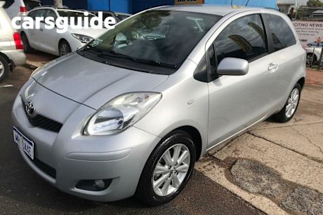 Silver 2009 Toyota Yaris Hatch YR NCP90R 08 UPGRADE