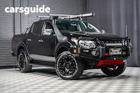 Black 2017 Mitsubishi Triton Dual Cab Utility GLS (4X4)
