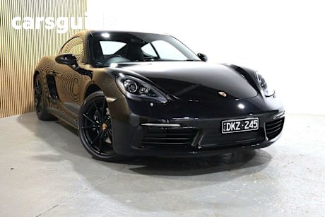 Black 2020 Porsche 718 Coupe Cayman