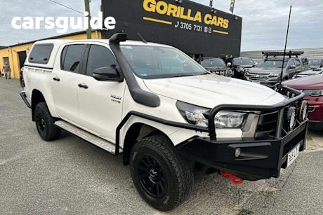White 2020 Toyota Hilux Ute Tray SR (4x4) GUN126R FACELIFT