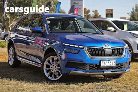 Blue 2023 Skoda Kamiq Wagon Signature 110TSI