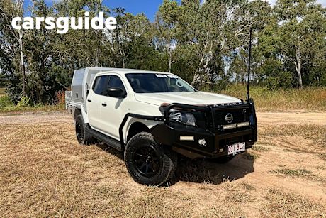 White 2021 Nissan Navara Dual Cab Chassis SL (4X4)
