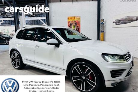 White 2016 Volkswagen Touareg Wagon V8 TDI R-Line