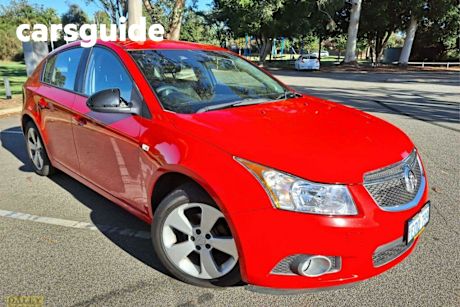Red 2013 Holden Cruze Hatchback CD
