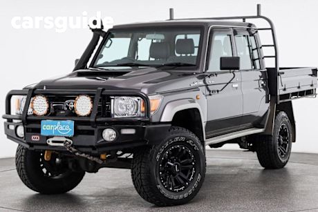 Grey 2019 Toyota Landcruiser Double Cab Chassis GXL (4X4)