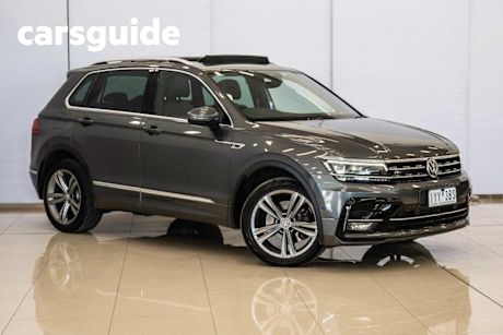 Grey 2019 Volkswagen Tiguan Wagon 132 TSI R-Line Edition