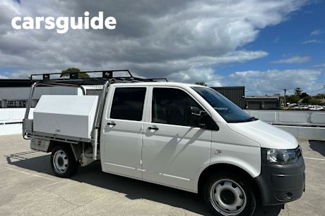 White 2011 Volkswagen Transporter Dual Cab Chassis 132 TDI 4 Motion LWB
