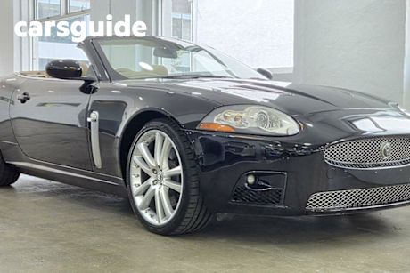 Black 2009 Jaguar XKR Convertible
